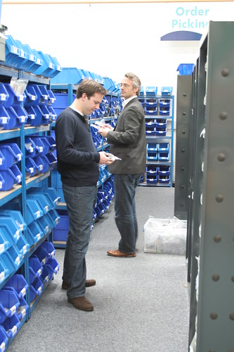 Jamie and Kevin in Warehouse by glassesdirect.