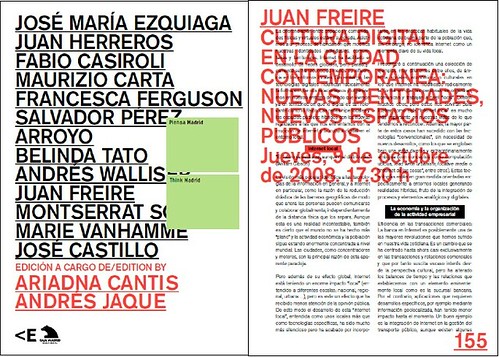 Piensa Madrid, capítulo Cultura digital en la ciudad contemporánea