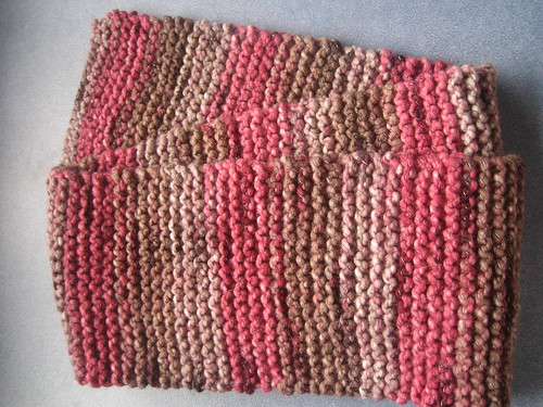 Hand knitted scraf for grandmother