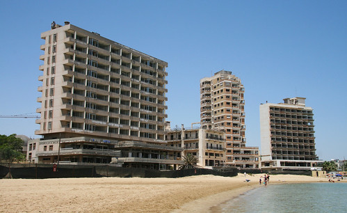 Famagusta ghost hotels AndreasS Tags old city abandoned beach by danger