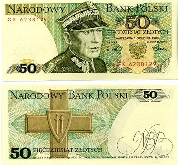 50 Zlotych Poľsko 1988, Pick 142