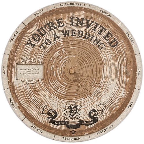 However I came across the'DIY wedding invitation wheel' which I think is a