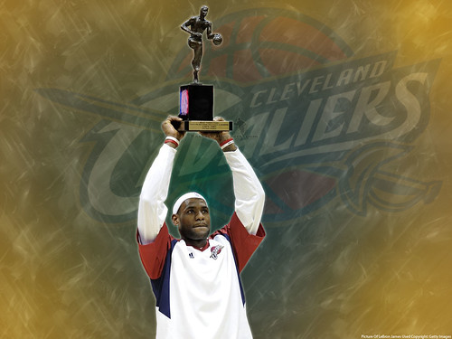 lebron james wallpaper 2009. LeBron-James-2009-MVP-Award-Wallpaper