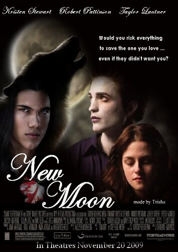 New Moon movie poster (fanmade) by twilight-saga-fan-trish.