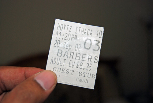 Ticket Stub From Our Second Date