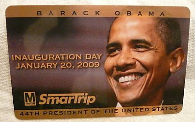 Obama Smartrip card, WMATA