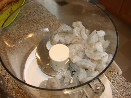 shrimp in the blender