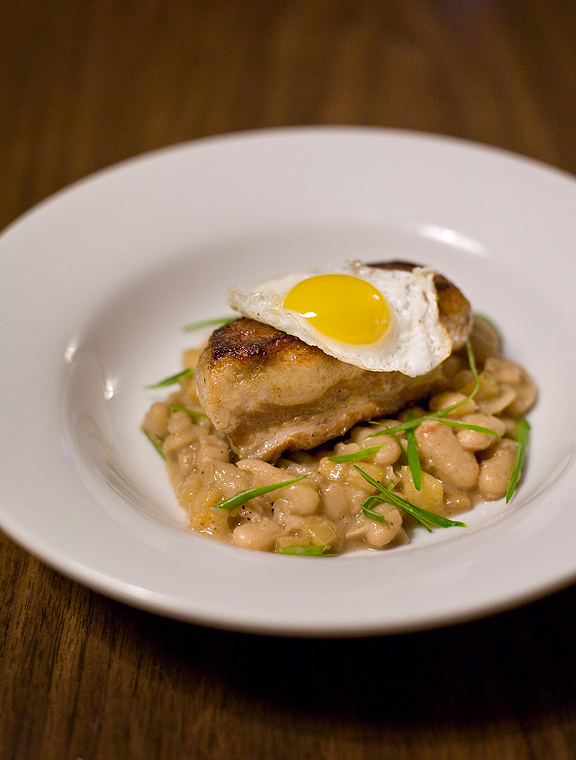Porchestra Braised Pork Belly with Quail Eggs & Cannellini Beans