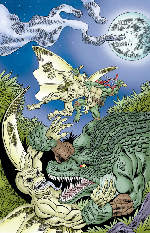 Tales of the TMNT v.2 #63 ..pencils by Jim Lawson, inks by Ryan Brown , Colours by Lavigne   (( October 2009 ))
