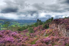 HDR Millstone Edge and view over Hope Valley 2