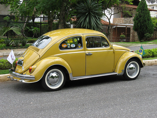 A Special Yellow Classic Champion new Old Beetle Brazil VW Volkswagen 1972