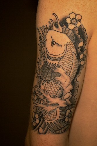 koifish tattoo. Koi Fish Tattoo