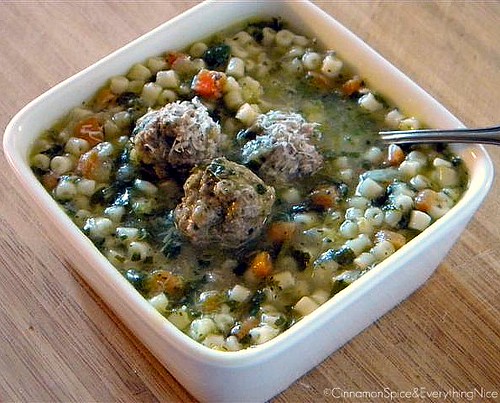 I have a hearty soup recipe today for Italian Wedding Soup