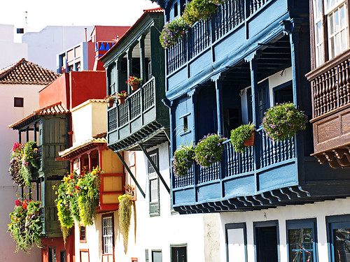 Balconies in Santa Cruz de la Palma