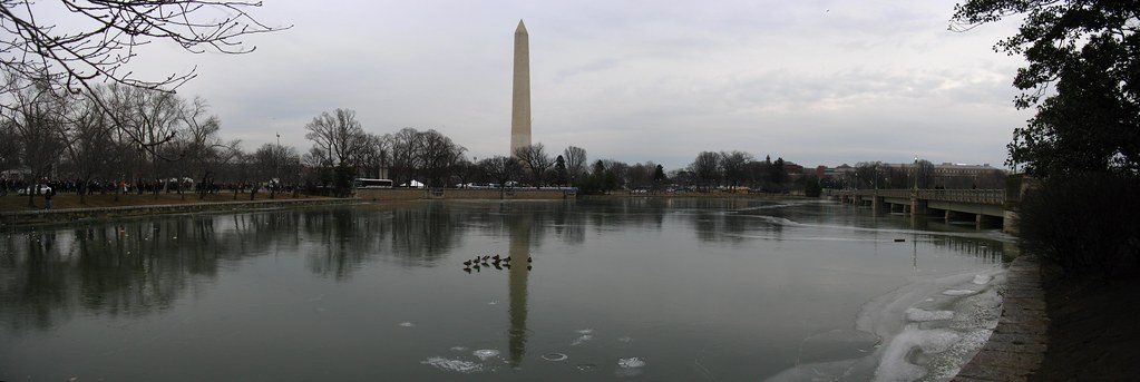 2009 01 18 - 0323-0326 - Washington DC - Washington Memorial from Tidal Basin