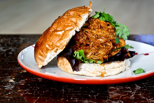 Indian Pulled Pork Sandwiches