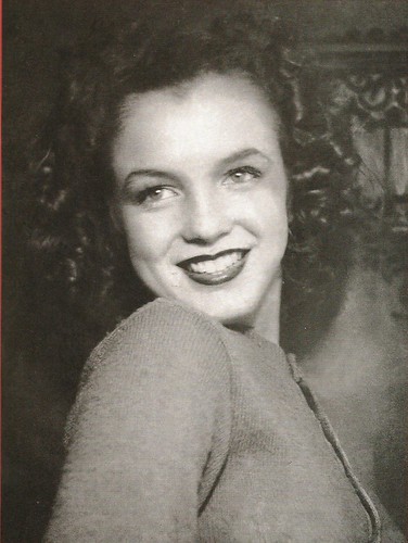 Norma Jeane Head Shot Taken in a photo booth in the early 1940s