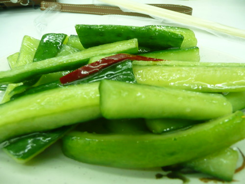 Dinner in Hsin Tien - Cucumber