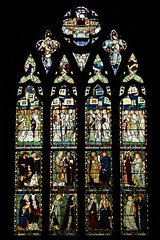 East window memorial to William Croome - All Saints - Middleton Cheney
