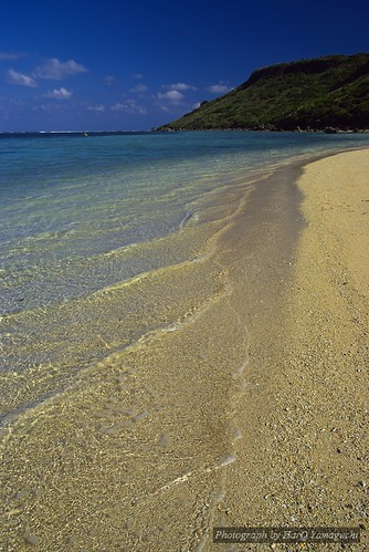 The beach of Miyako-jima Island