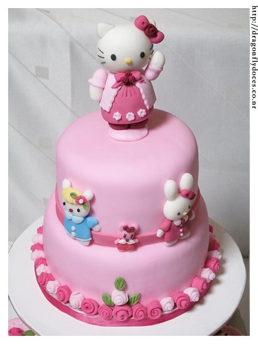 images of hello kitty cakes. A cake and cupcakes for a