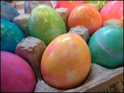 Easter eggs - tie dye