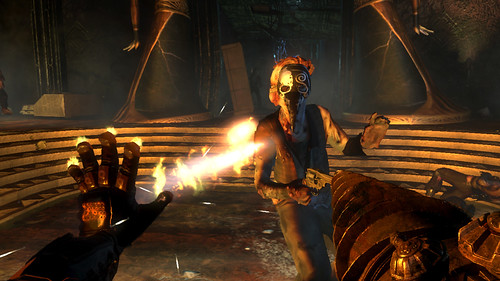 BioShock 2 Screenshot 3 - Flame On!