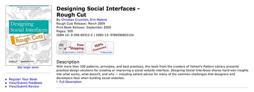 Designing Social Interfaces - Rough Cut | O'Reilly Media
