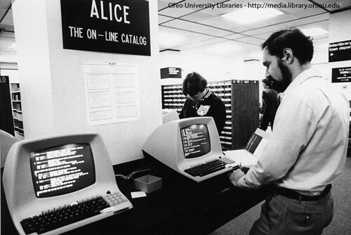 Ohio University's Alden Library Alice Catalog, 1983