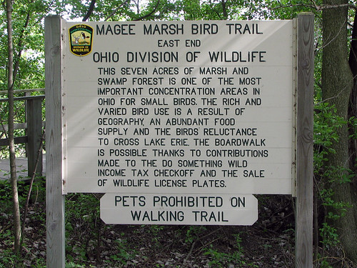 Magee Marsh East End Sign