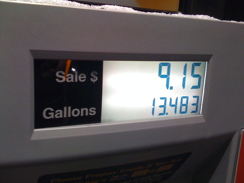 $9.15 for 13.483 gallons of gas