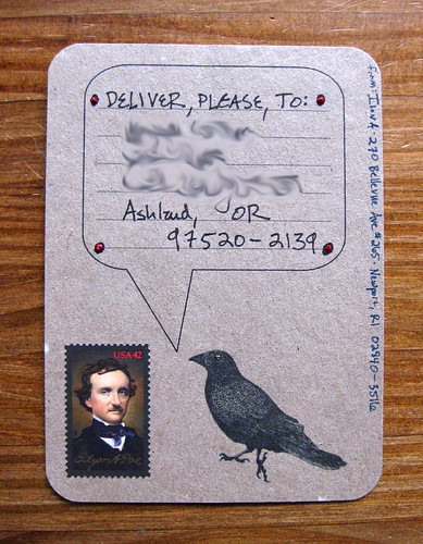 Poe postcard