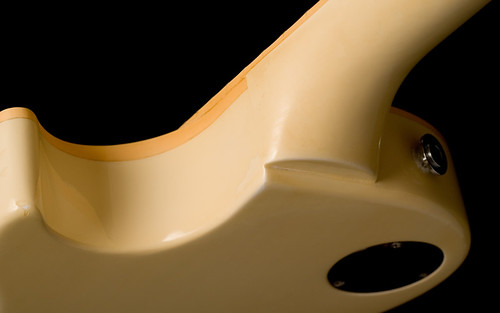 1987 Gibson Les Paul - Closeup of neck joint