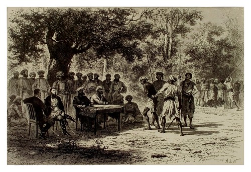 012-Jueces itinerantes en Baroda india Central-La India en palabras e imágenes 1880-1881- © Universitätsbibliothek Heidelbergl