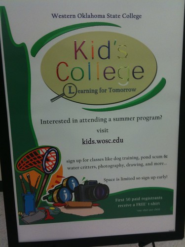 Kids College at Western Oklahoma State College