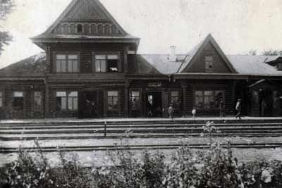 Житомир, деревяный вокзал