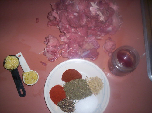 Ingredients for Sausage