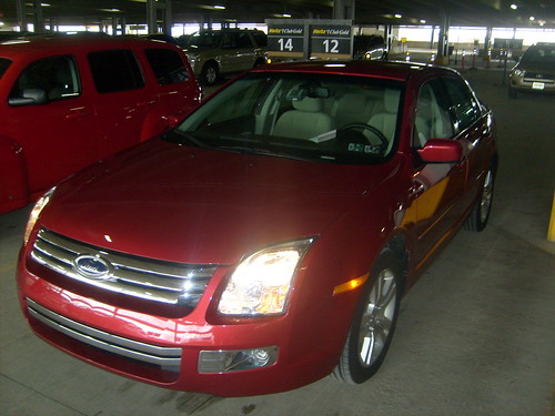 Rental car: Ford Fusion V6