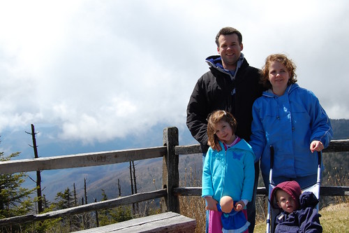 The Family at Clingman's Dome Trailhead