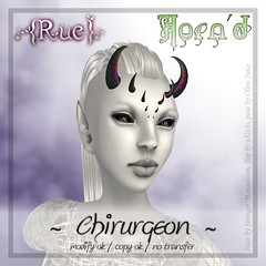 {Rue} AD Horn'd Style Chirurgeon