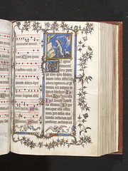 Page from a missal from the abbey of Saint-Denis, 1350. Museum no. MSL/1891/1346.