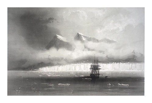 011-Anclaje de La Recherche cerca de la montaña Isbre- Spitsbergen 1838