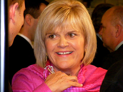 Finance Minister Iris Evans
