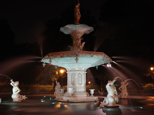 Fountain, Forsyth Park. Savannah, Georgia.