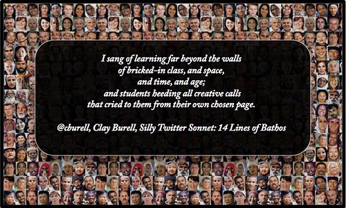 Clay Burell Silly Twitter Sonnet: 14 Lines of Bathos