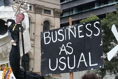 Rudd Government Carbon Pollution Reductions Scheme means Business as Usual