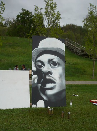Grafiti Wall at Hip Hop at the Park