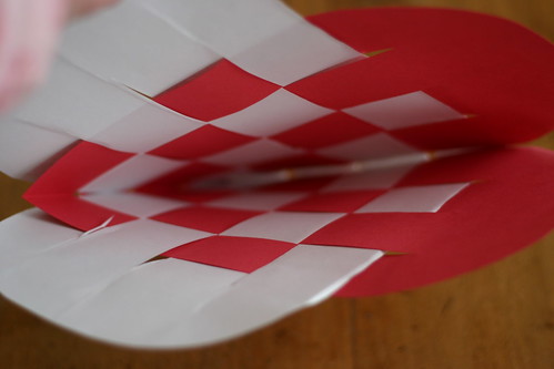 Woven Paper Valentine Hearts - 10