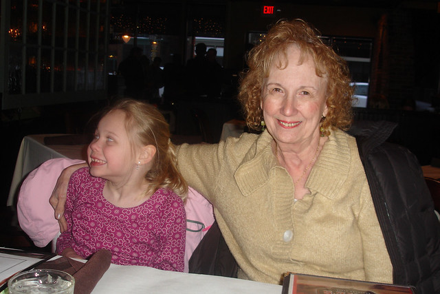 Laura and Grandma at Dixie's