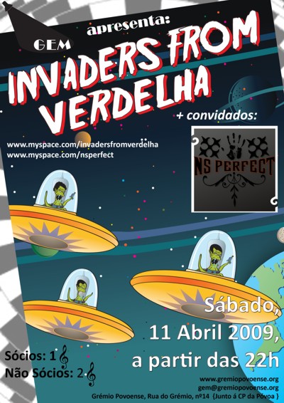 Invaders @ Grémio da Póvoa